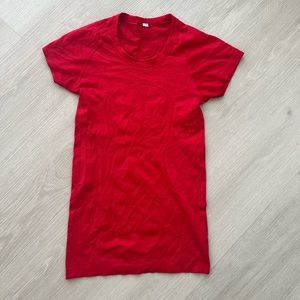 Original lululemon swiftly tech short sleeve shirt red US 2